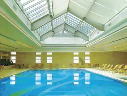 蘇州中心喜達屋W酒店室內泳池項目現(xiàn)場