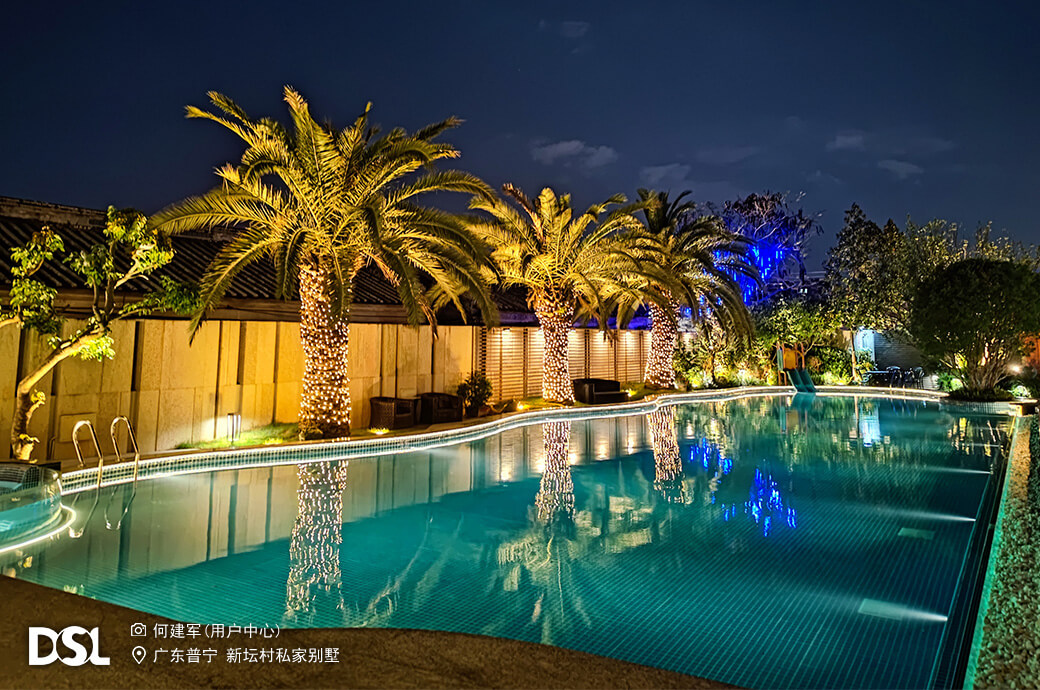 別墅泳池，室外泳池