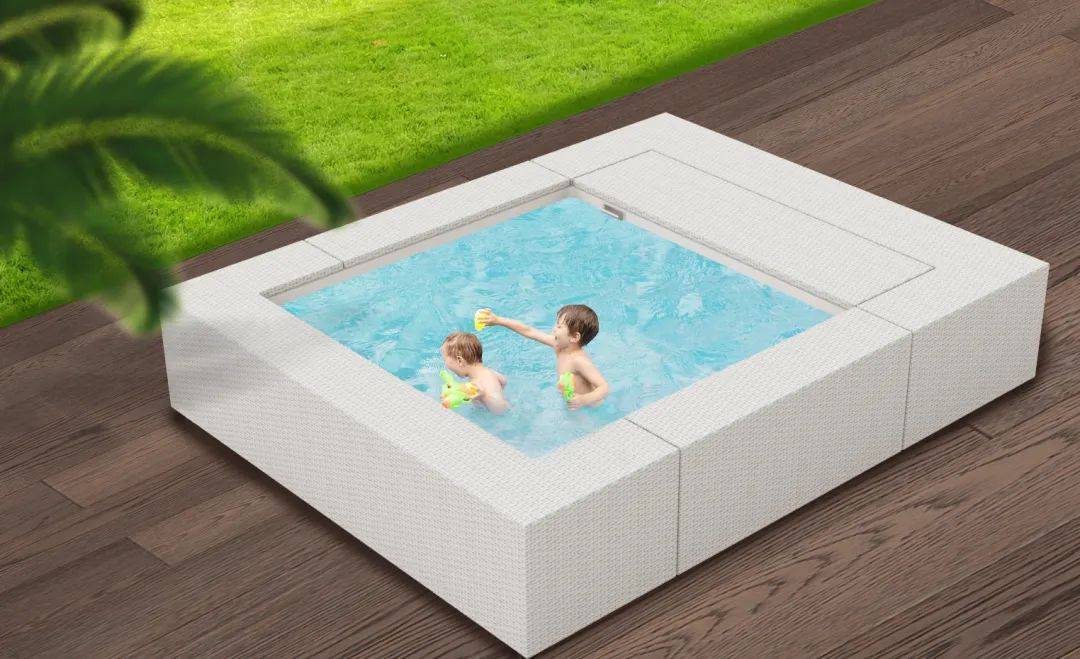 藤編游泳池,戴思樂(lè)藤編游泳池