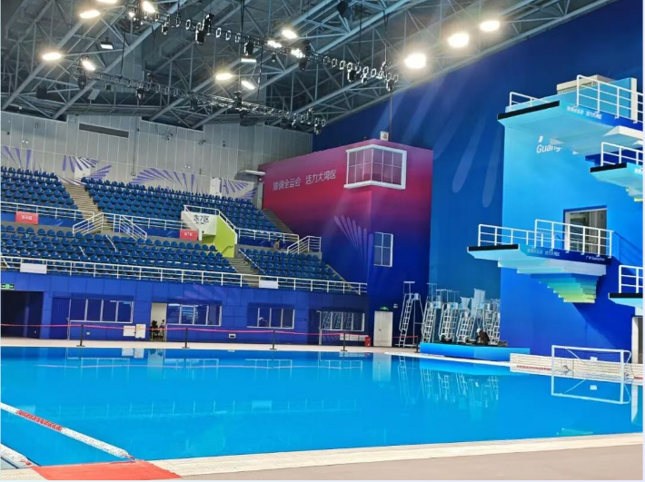 央視關(guān)注的泳池正迎盛事！十五運會水球賽事今日啟幕，戴思樂技術(shù)護航每一滴水花！